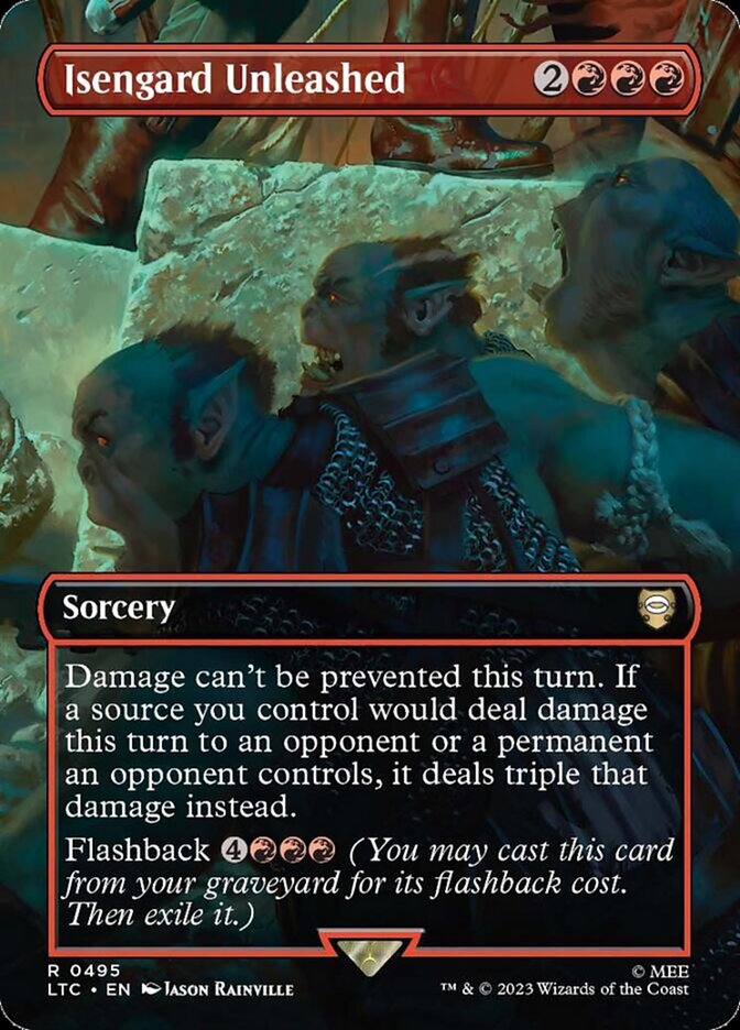 Isengard Unleashed 495 (Commander: The Lord of the Rings: Tales of Middle-earth)  - Borderless Foil