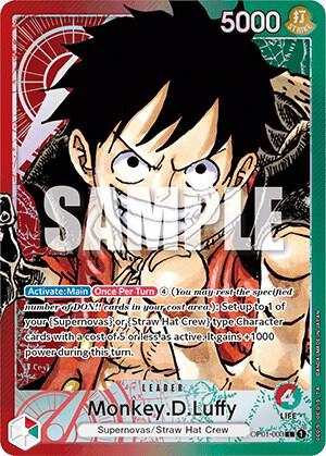 Monkey.D.Luffy OP01-003 (Romance Dawn)  - Alternate Art Foil