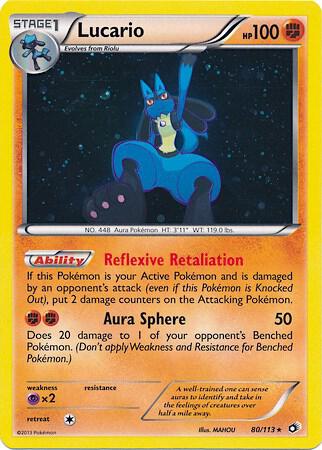Lucario 080/113 (Miscellaneous Cards & Products)  - Cosmo Holofoil