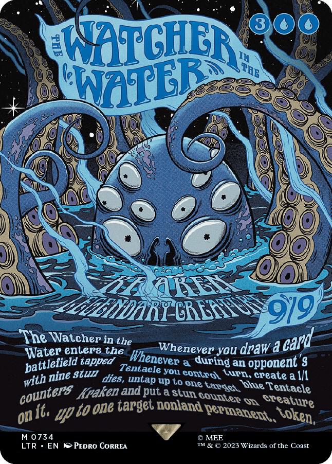 The Watcher in the Water 734 (Universes Beyond: The Lord of the Rings: Tales of Middle-earth)  - Borderless Poster Foil