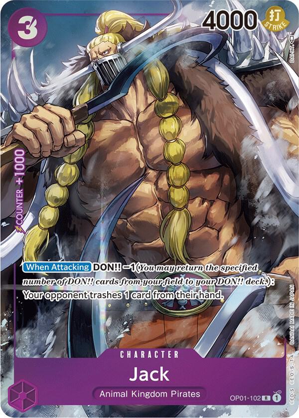 Jack OP01-102 (Romance Dawn)  - Alternate Art Foil