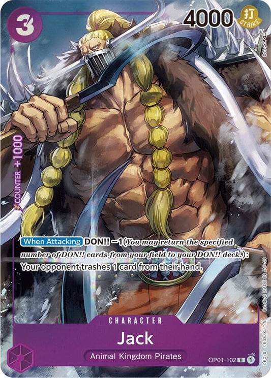 Jack OP01-102 (Romance Dawn)  - Alternate Art Foil