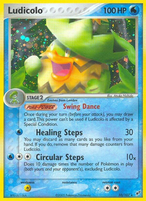 Ludicolo 10/107 (Deoxys)  - Holofoil