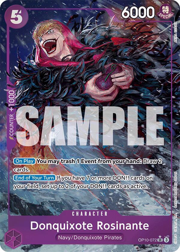 Donquixote Rosinante OP10-072 (Royal Blood)  - Alternate Art Foil