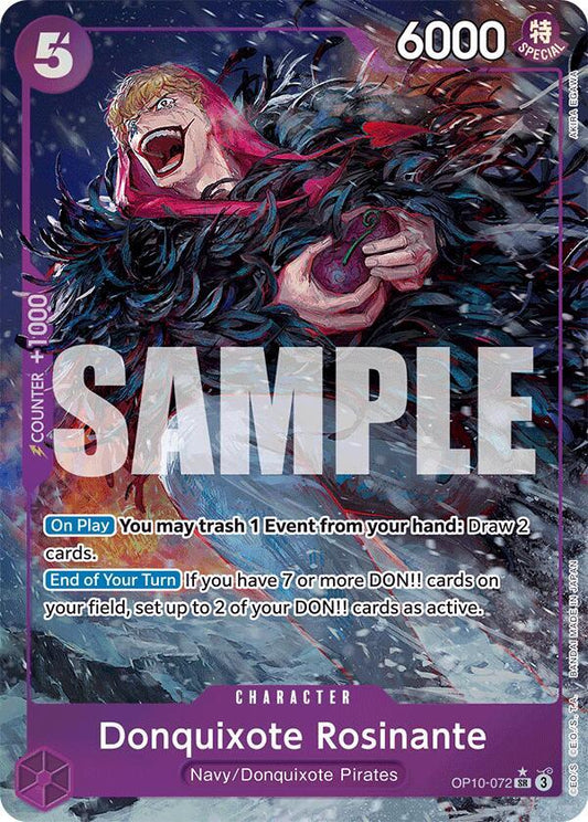 Donquixote Rosinante OP10-072 (Royal Blood)  - Alternate Art Foil