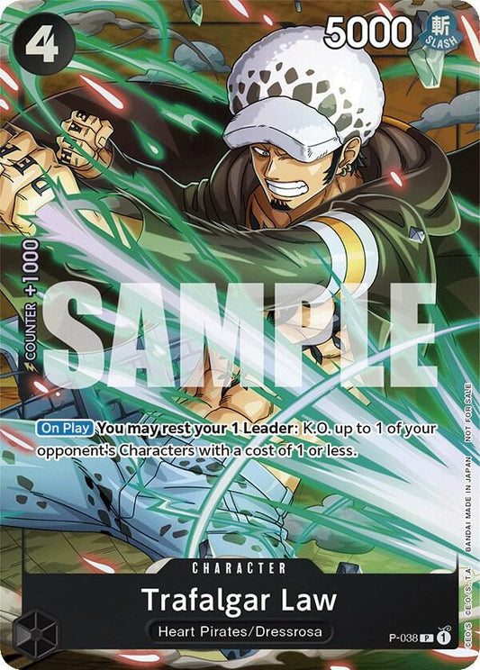 Trafalgar Law (Event Pack Vol.4) P-038 (One Piece Promotion Cards)  - Foil