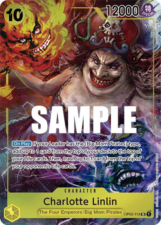 Charlotte Linlin OP03-114 (Pillars of Strength)  - Alternate Art Foil