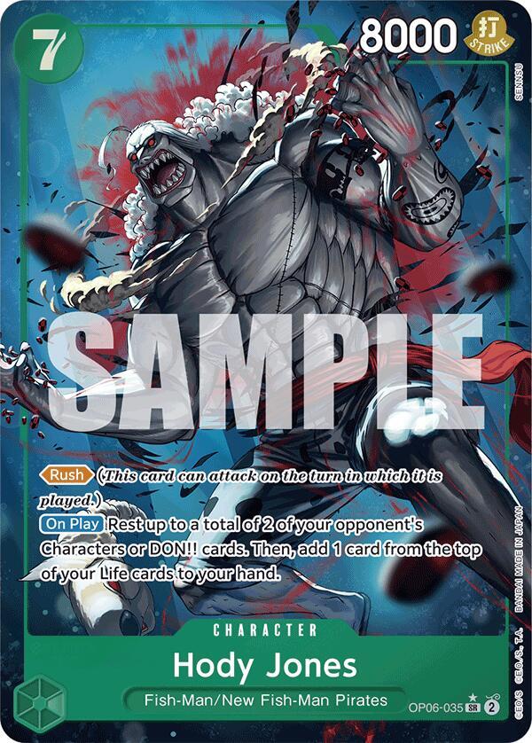 Hody Jones OP06-035 (Premium Booster -The Best-)  - Alternate Art Foil