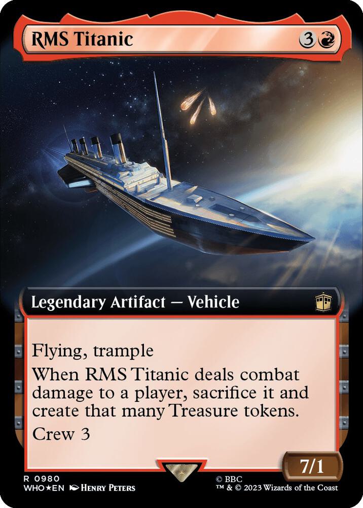 RMS Titanic 980/331 (Universes Beyond: Doctor Who)  - Extended Art Surge Foil