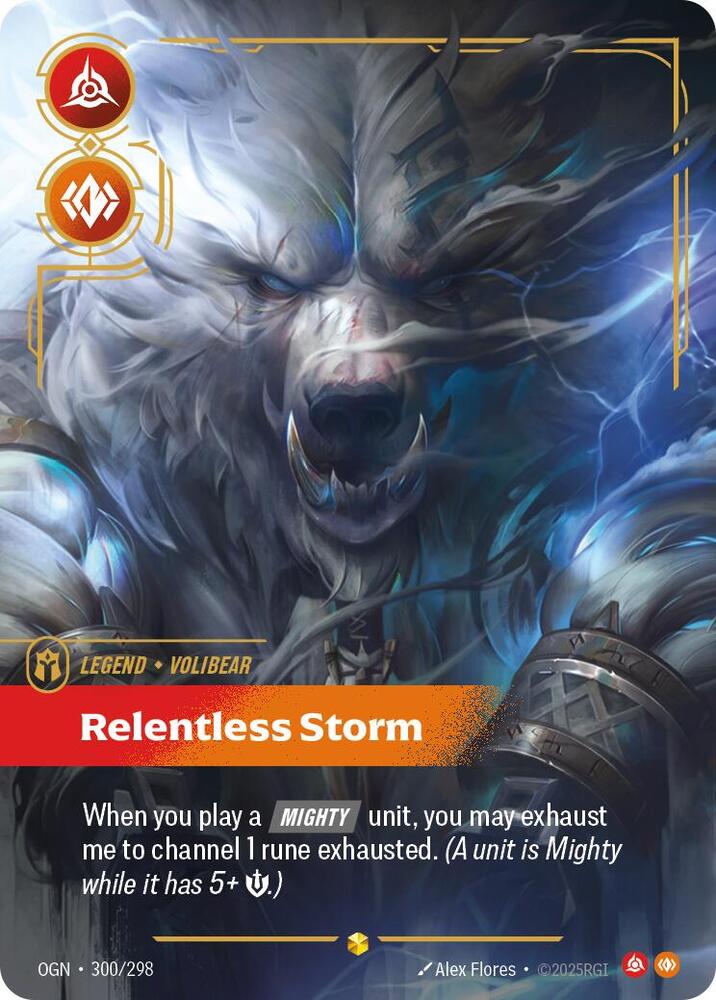 Volibear - Relentless Storm 300/298 (Origins)  - Foil