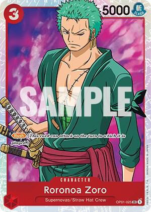 Roronoa Zoro OP01-025 (Romance Dawn)  - Foil