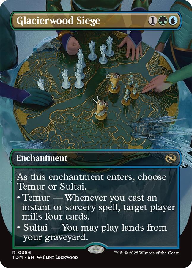 Glacierwood Siege 386/291 (Tarkir: Dragonstorm)  - Borderless