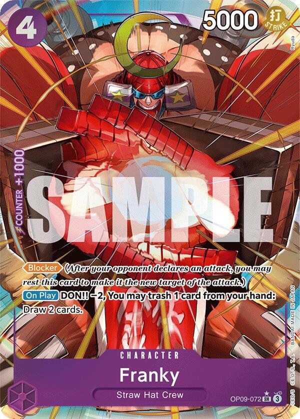 Franky OP09-072 (Emperors in the New World)  - Alternate Art Foil
