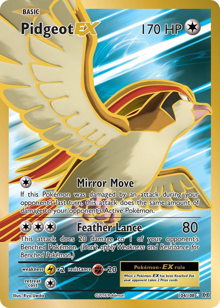 Pidgeot EX 104/108 (XY - Evolutions)  - Holofoil
