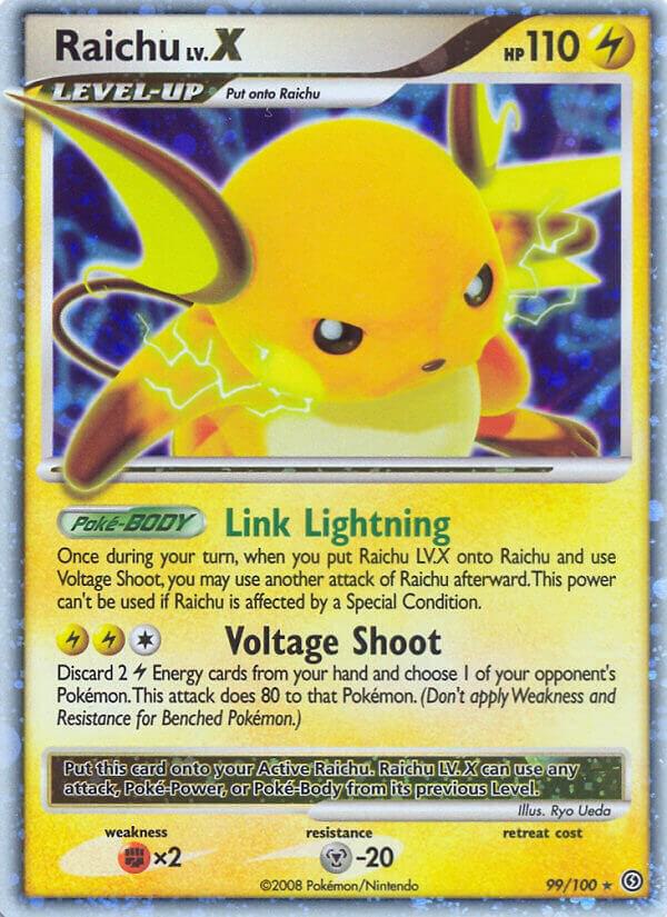 Raichu LVX 99/100 (Stormfront)  - Holofoil
