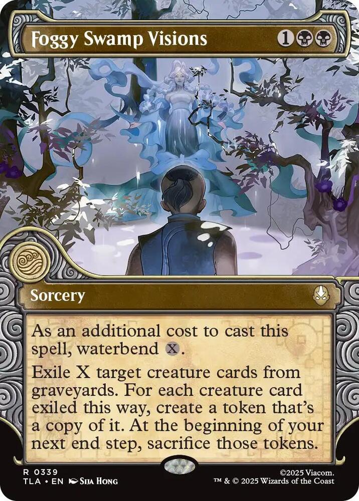 Foggy Swamp Visions  339/286 (Avatar: The Last Airbender)  - Showcase Foil