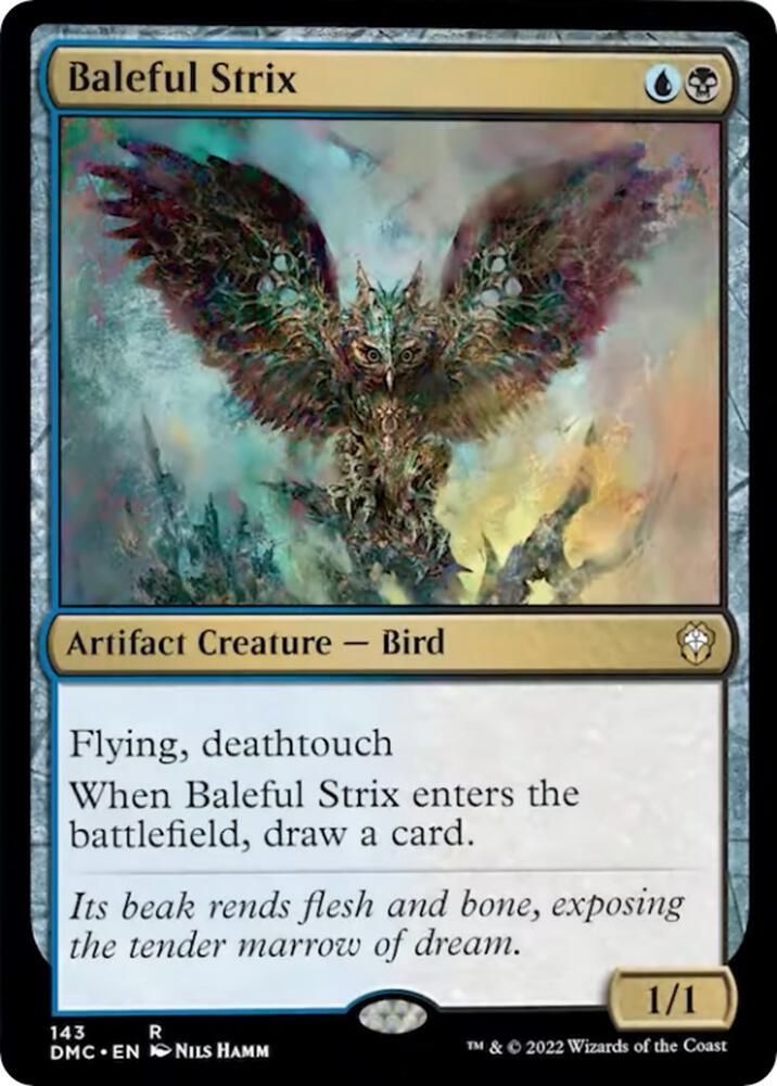 Baleful Strix 143/50 (Commander: Dominaria United) 
