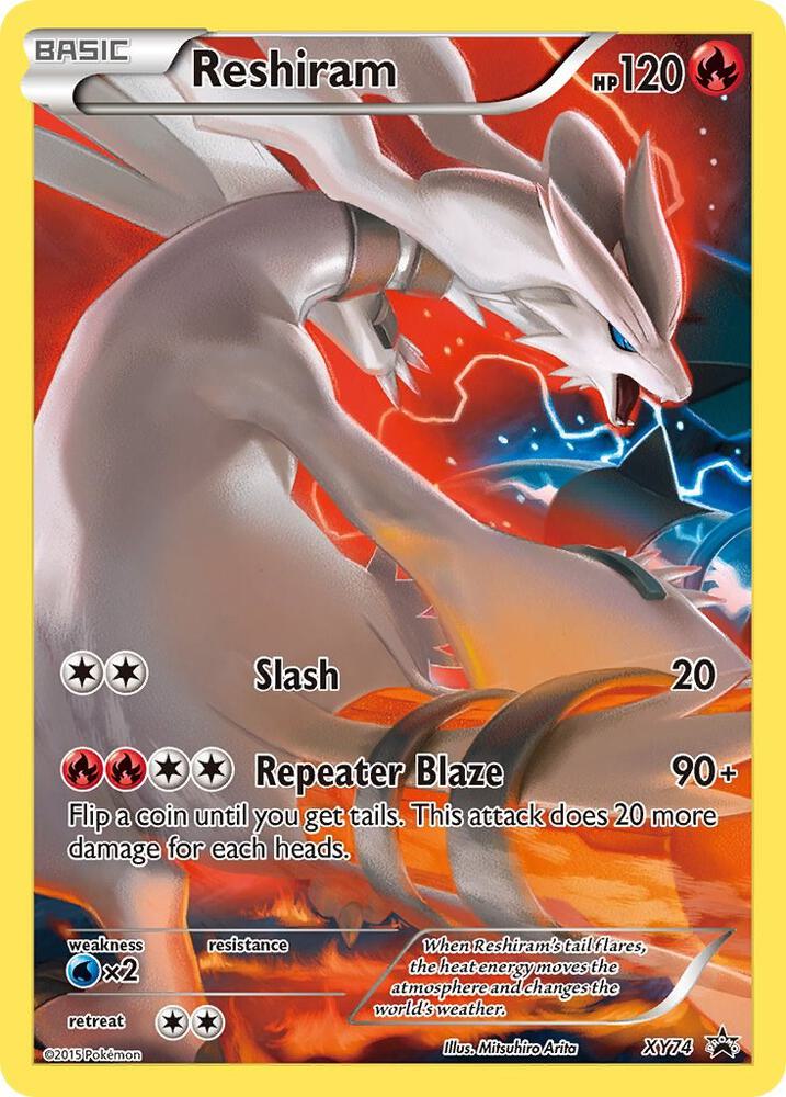 Reshiram XY74 (XY Promos)  - Holofoil
