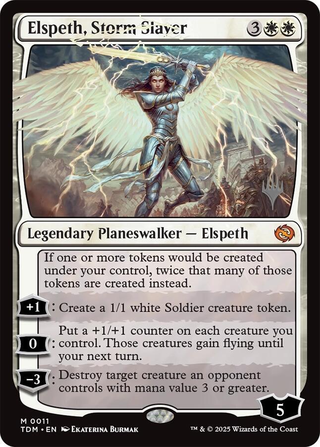 Elspeth, Storm Slayer 11 (Promo Pack: Tarkir: Dragonstorm) 