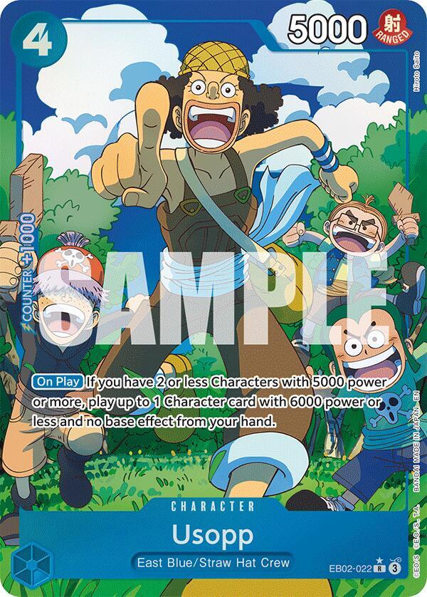 Usopp EB02-022 (Extra Booster: Anime 25th Collection)  - Alternate Art Foil