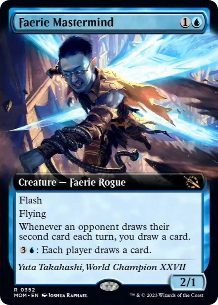 Faerie Mastermind 352/291 (March of the Machine)  - Extended Art