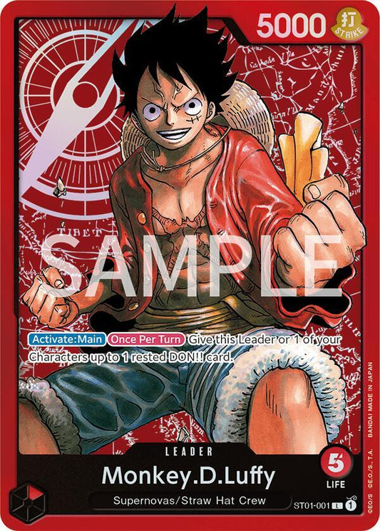 Monkey.D.Luffy ST01-001 (Revision Pack Cards) 