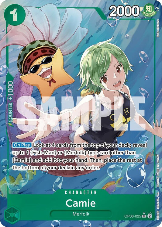Camie OP06-025 (Wings of the Captain)  - Alternate Art Foil