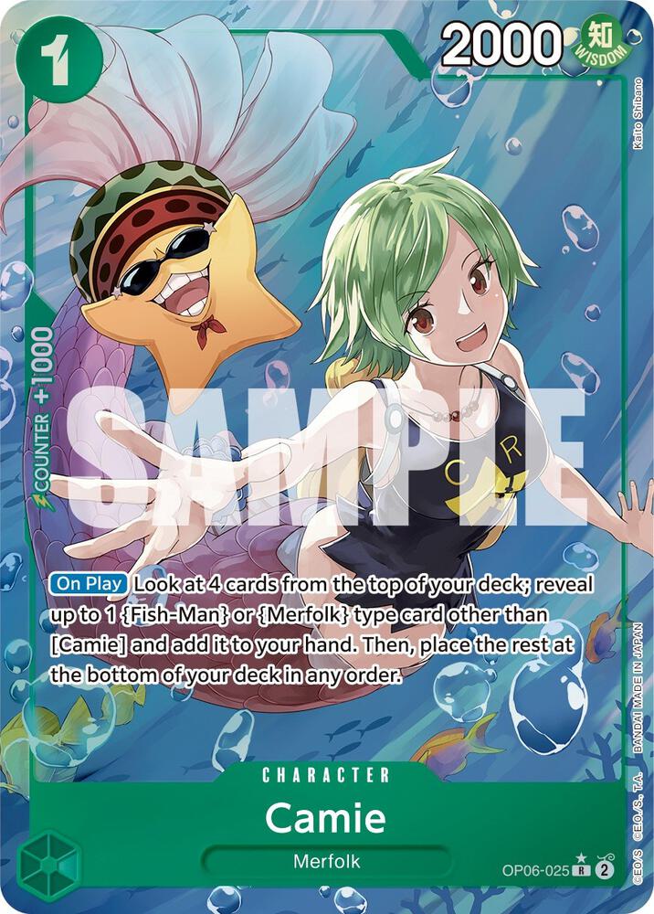 Camie OP06-025 (Wings of the Captain)  - Alternate Art Foil