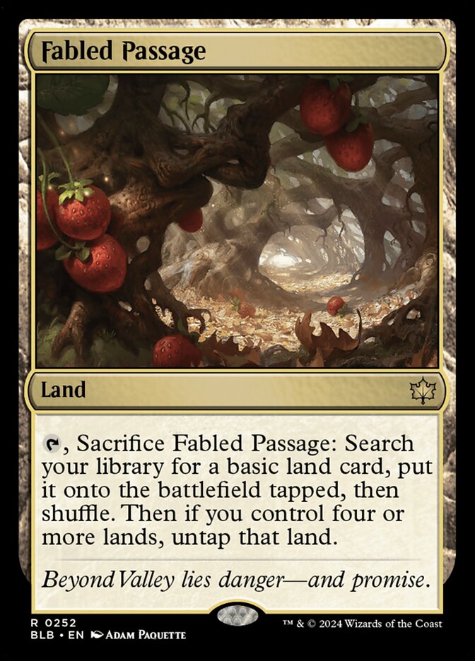 Fabled Passage 252 (Bloomburrow) 