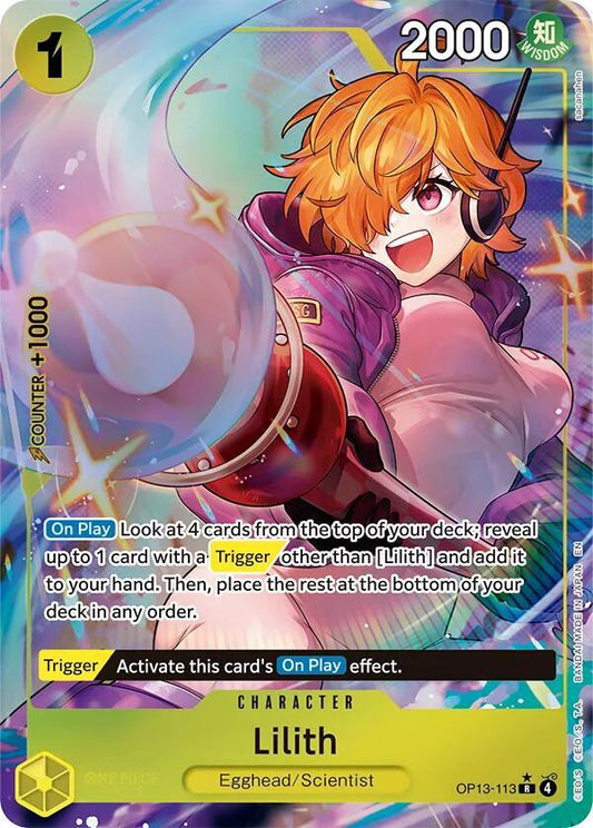 Lilith OP13-113 (Carrying On His Will)  - Alternate Art Foil
