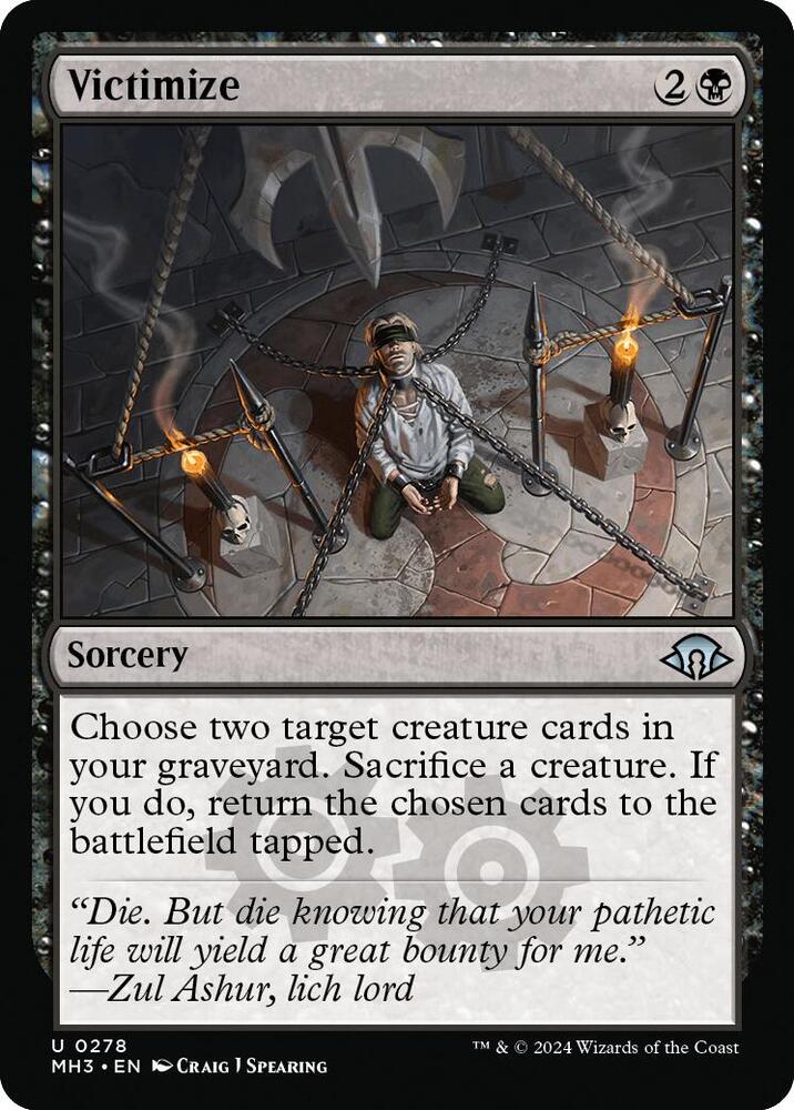 Victimize 278 (Modern Horizons 3)  - Foil