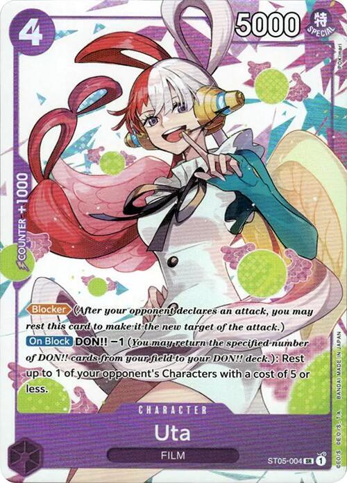 Uta (PCC -Uta-) ST05-004 (One Piece Promotion Cards)  - Alternate Art Foil