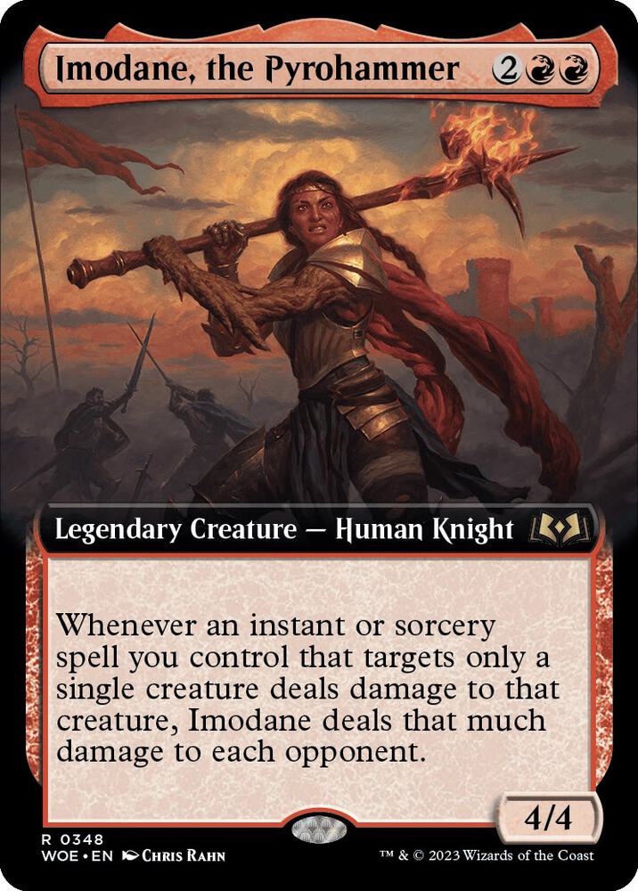 Imodane, the Pyrohammer 348 (Wilds of Eldraine)  - Extended Art