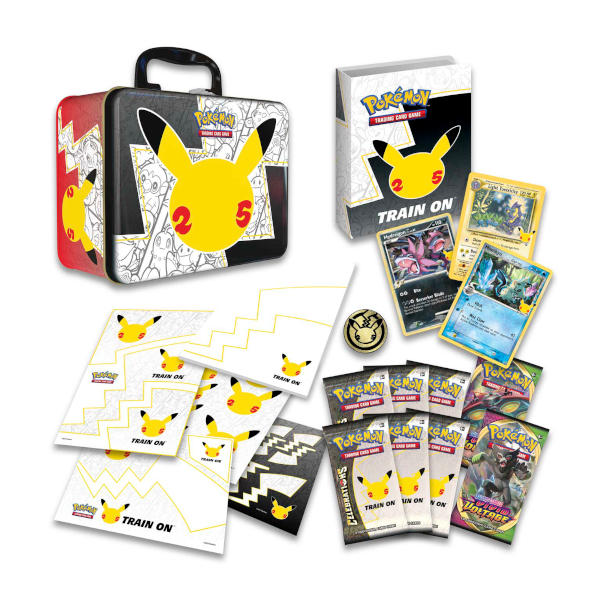Pokemon Celebrations Collectors Chest Lunchbox 25th Anniversary