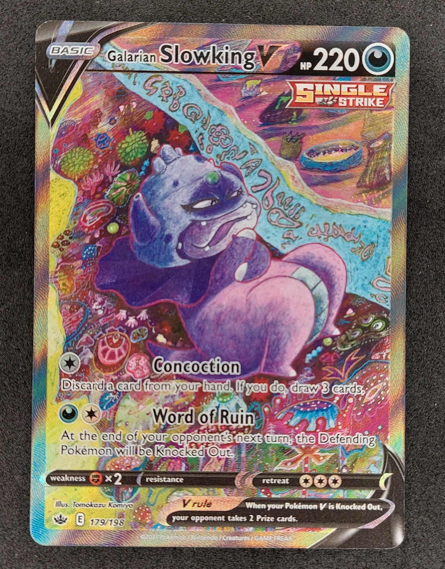 Pokemon Chilling Reign Galarian Slowking Alt Art 179/198 – Mint ...